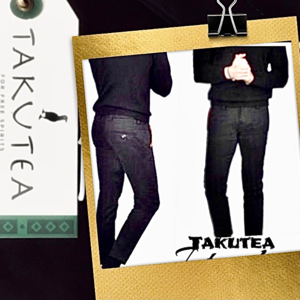 ☑️Italian Designer Jeans  Takutea RAKAU men's